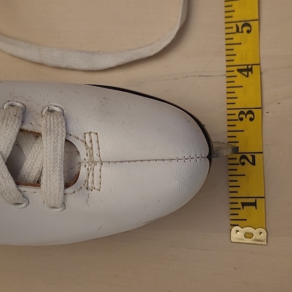 NWOT VTG Lange Libra White Leather Womens Iceskates/Figureskates - Picture 5 of 17